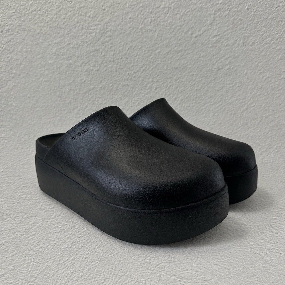 Crocs Women's Dylan Platform Clog Black Shoes Sz 11